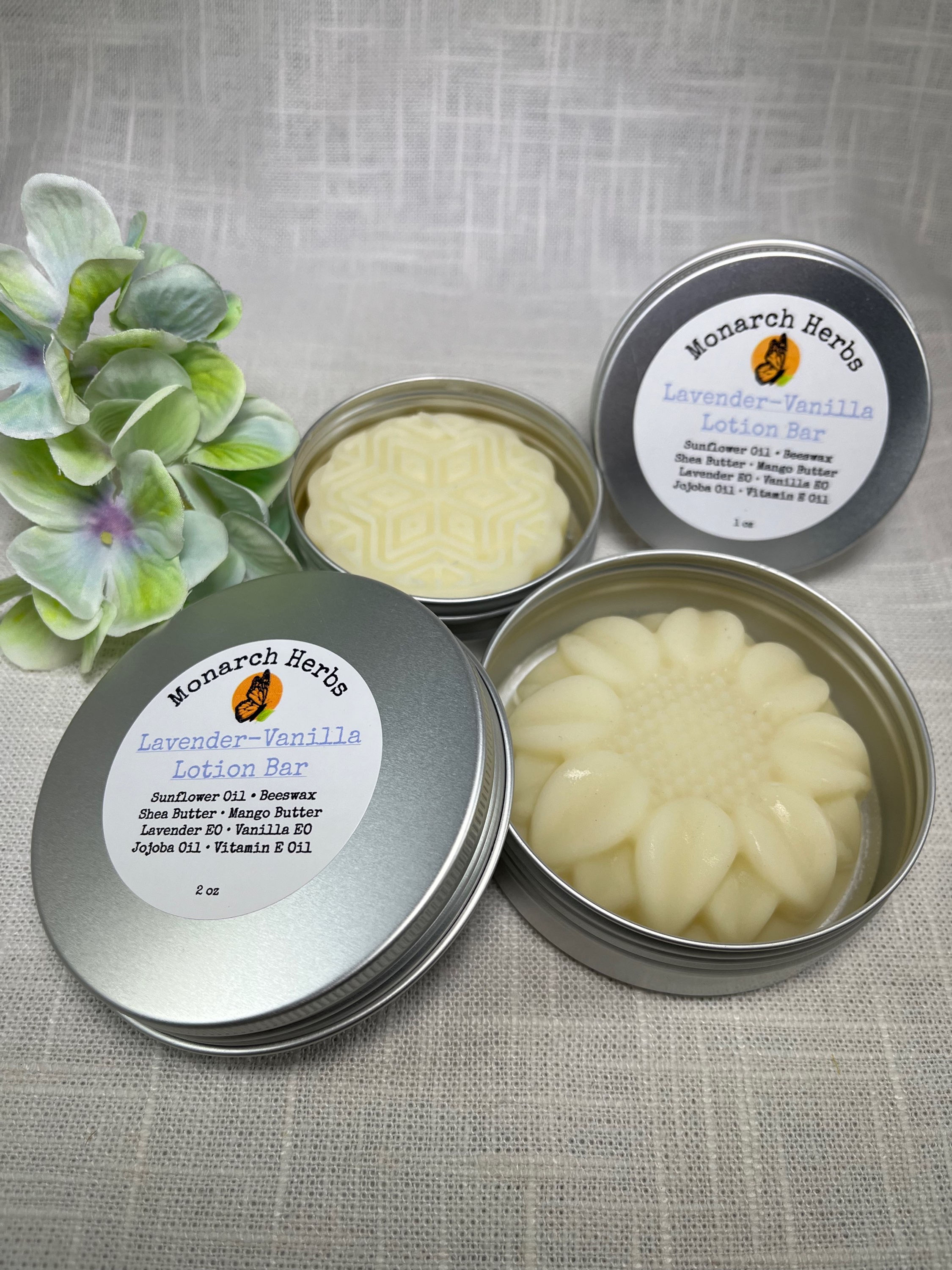 Lavender-Vanilla Lotion Bar