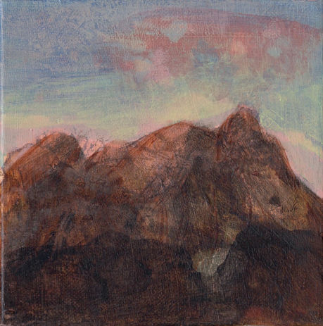 Reus, Acrylic on canvas, landscape painting by Hanneke van Ryswyk