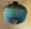 Thumbnail: Sea Glass Chandelier Lighting Blue Ombre Coastal Decor Glass Ceiling Fixture