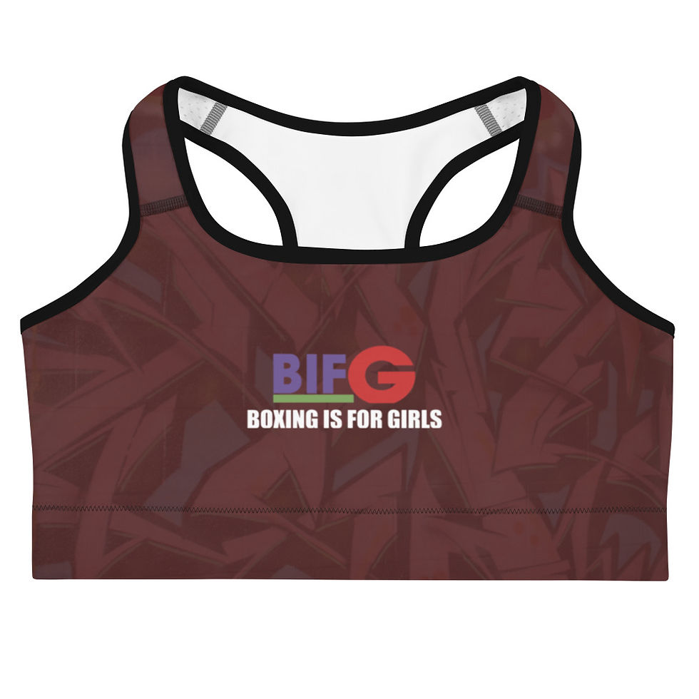 Thumbnail: Sports Bra - Boxing is for Girls