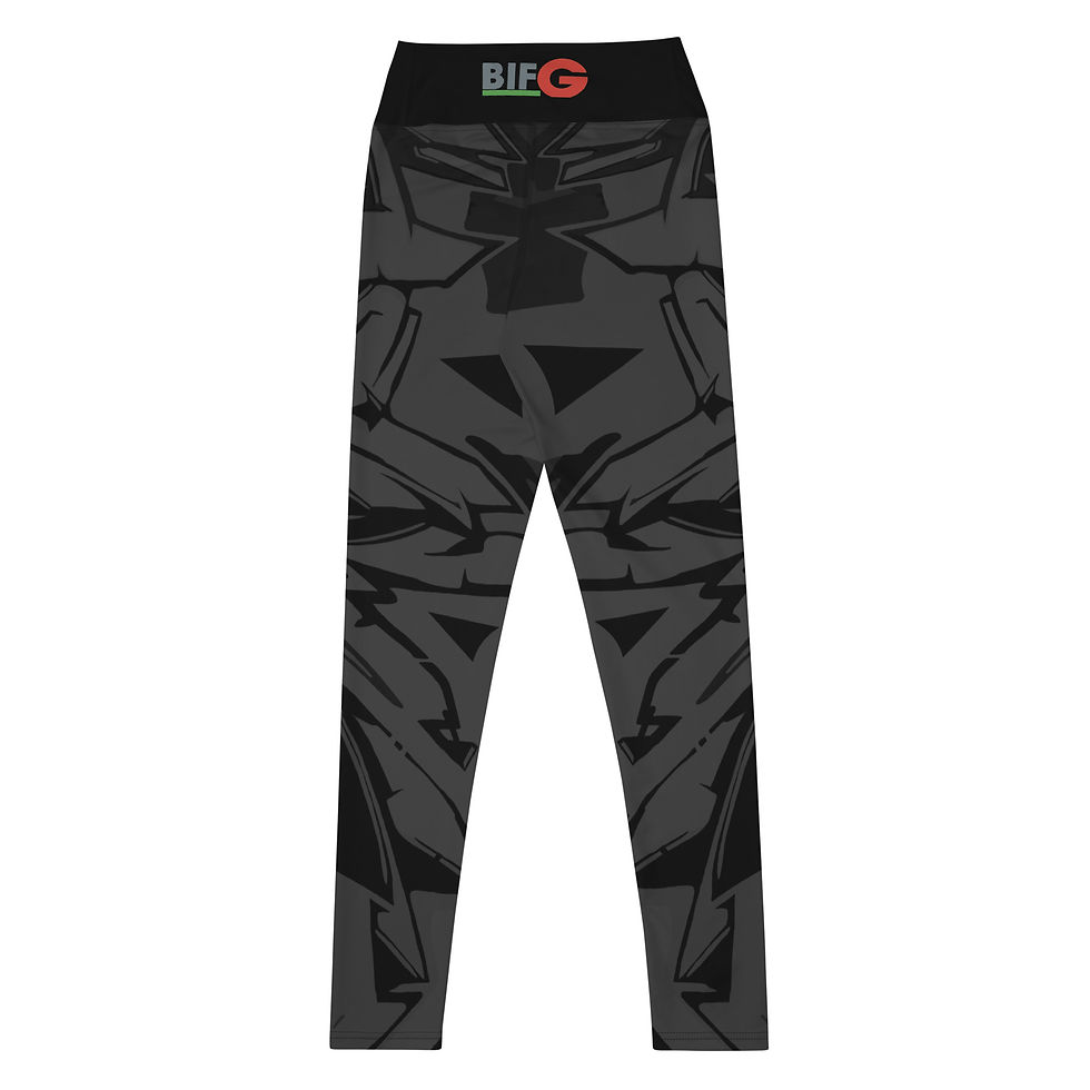 Thumbnail: Leggings Gym Print - Boxing is for Girls Waistband