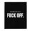 Thumbnail: Respectfully, Fuck Off Blanket – Funny Rude Luxury Throw Blanket 50x60 Inches