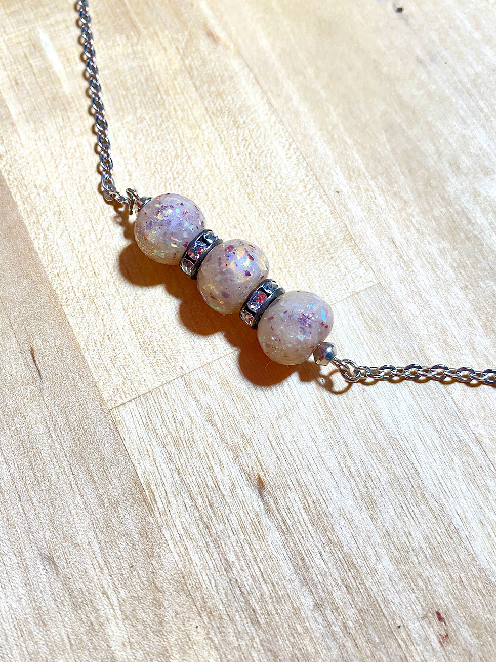 Thumbnail: Trio Memory Bead Necklace