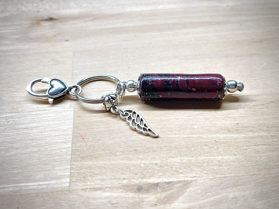 Thumbnail: Tube Bead Memory Keychain