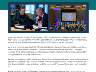 Ministry of Foreign Affairs and Immigration Media Release