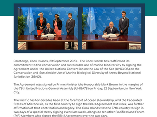 Ministry of Foreign Affairs and Immigration Media Release