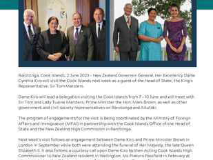 Ministry of Foreign Affairs and Immigration Media Release