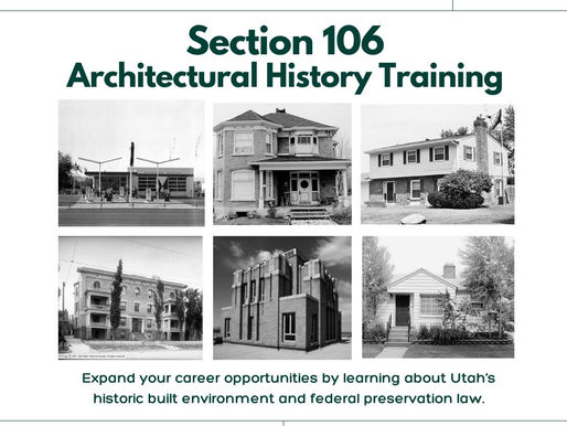 Section 106 Architectural History Training