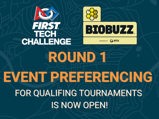 FTC Round 1 Event Preferencing is Now Open!