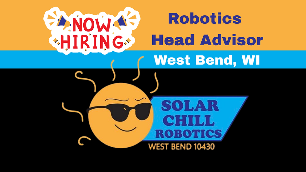 Robotics Head Advisor needed!