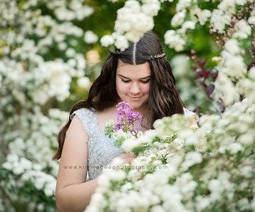grad and prom photos in curly girl garden by Kim Magee Photography, LIndsay, Ontario