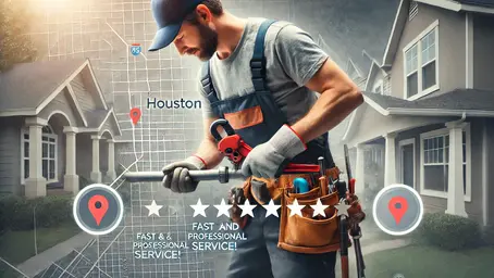Service business in Houston using local SEO to gain more leads