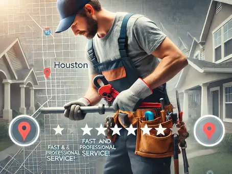 Service business in Houston using local SEO to gain more leads