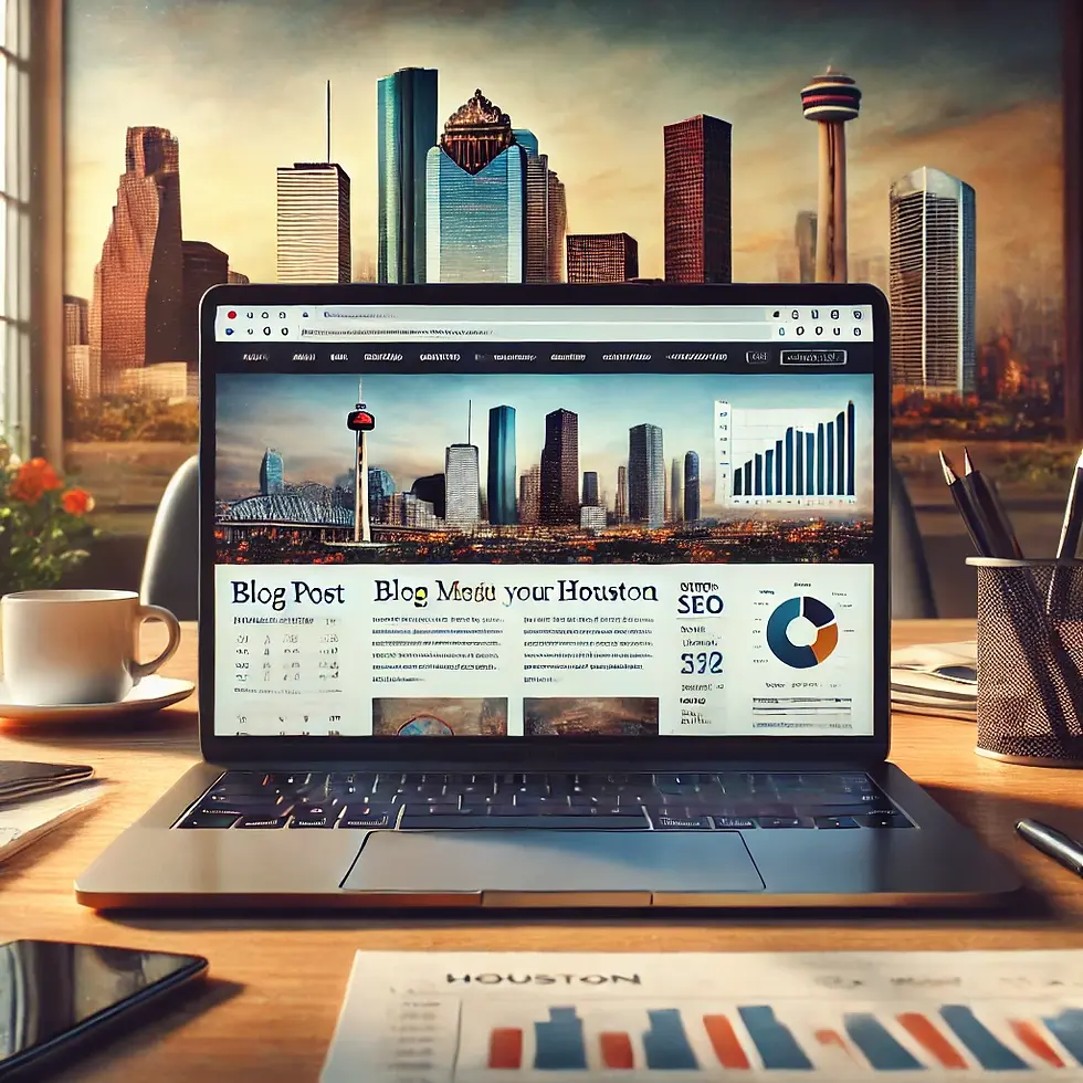 Blog post boosting local SEO for a Houston business