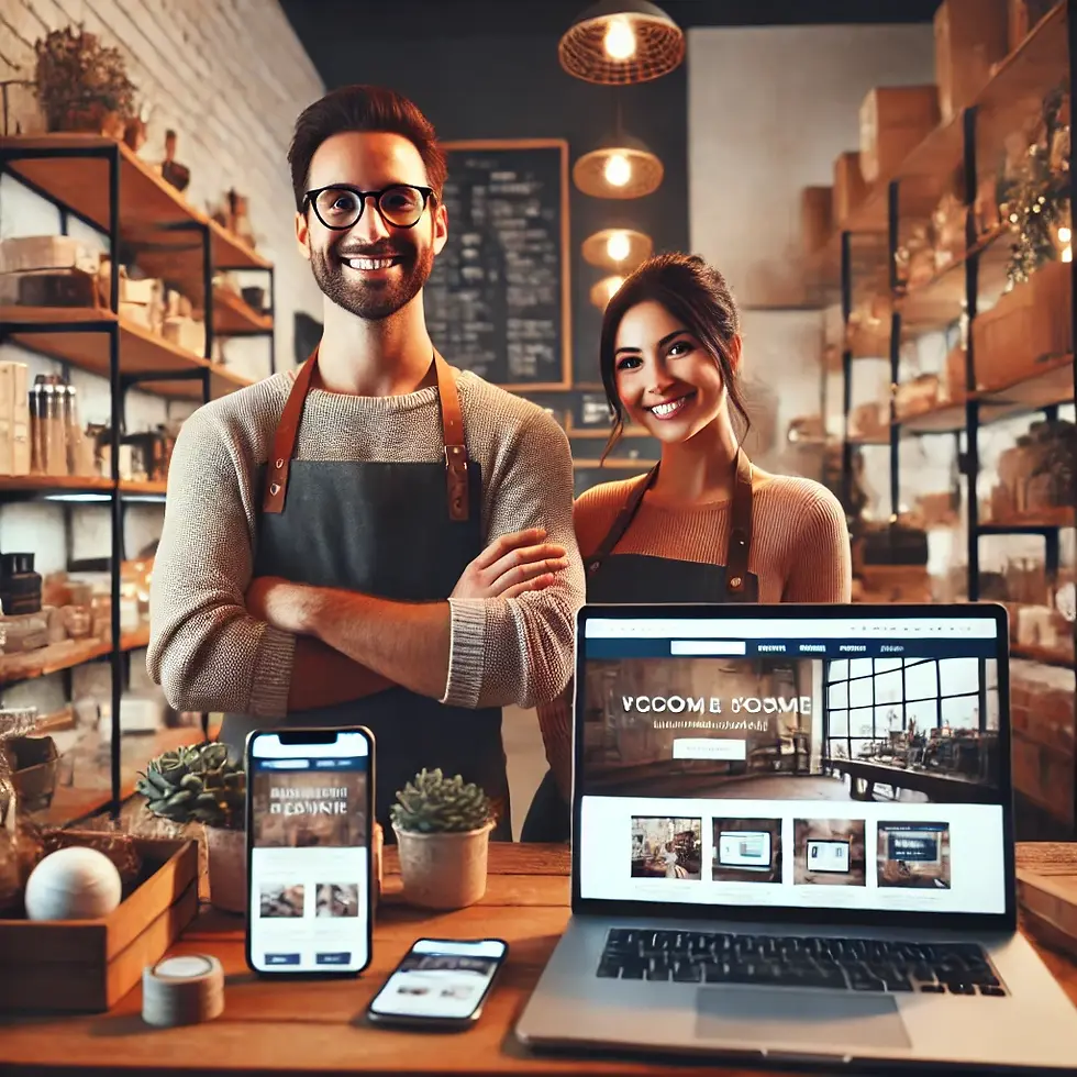 Affordable website design for small business owner in Houston