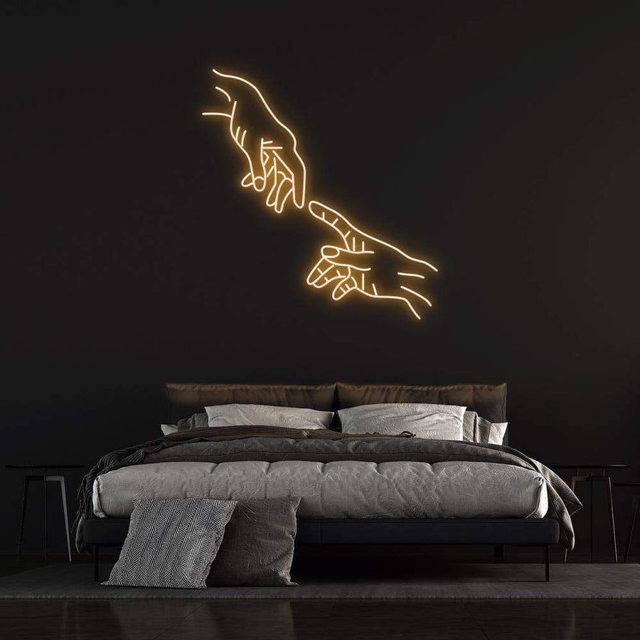 Thumbnail: Hands Of God LED Neon Sign, Neon Sign Custom, Home Decor