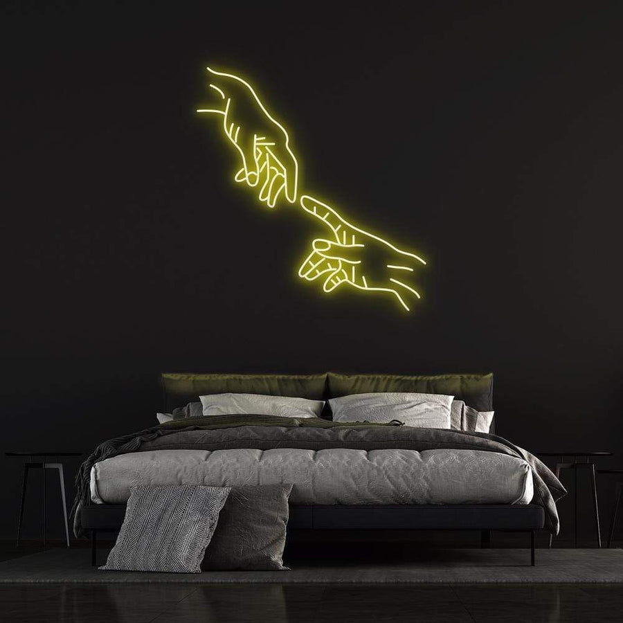 Thumbnail: Hands Of God LED Neon Sign, Neon Sign Custom, Home Decor
