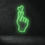섬네일: Heart In Hand LED Neon Sign, Neon Sign Custom, Home Decor