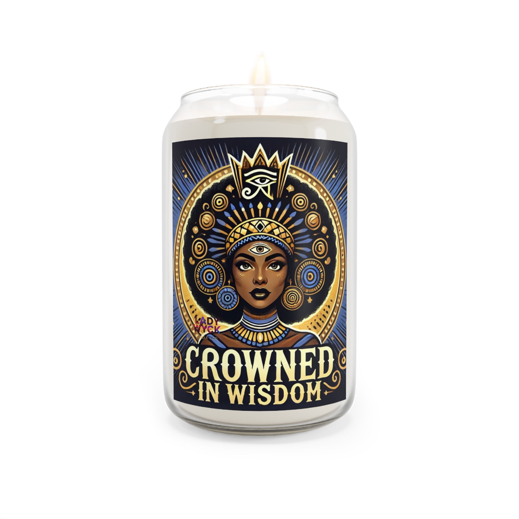 Crowned in Wisdom Soy Candle  Scented 