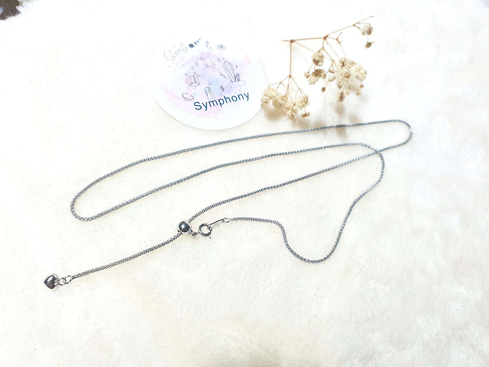 縮圖：Rare! Sterling Silver 925 Necklace L55cm Adjustable (AAA)