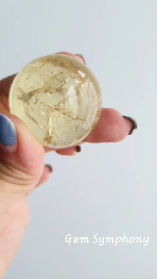 Thumbnail: Citrine Spheres ( Brazil ) 30-40mm
