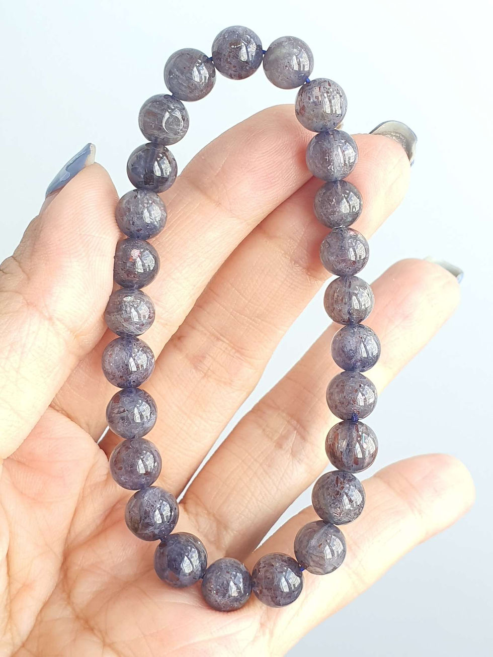 縮圖：Bloodshot Iolite bracelets (Sri Lanka AAAA)