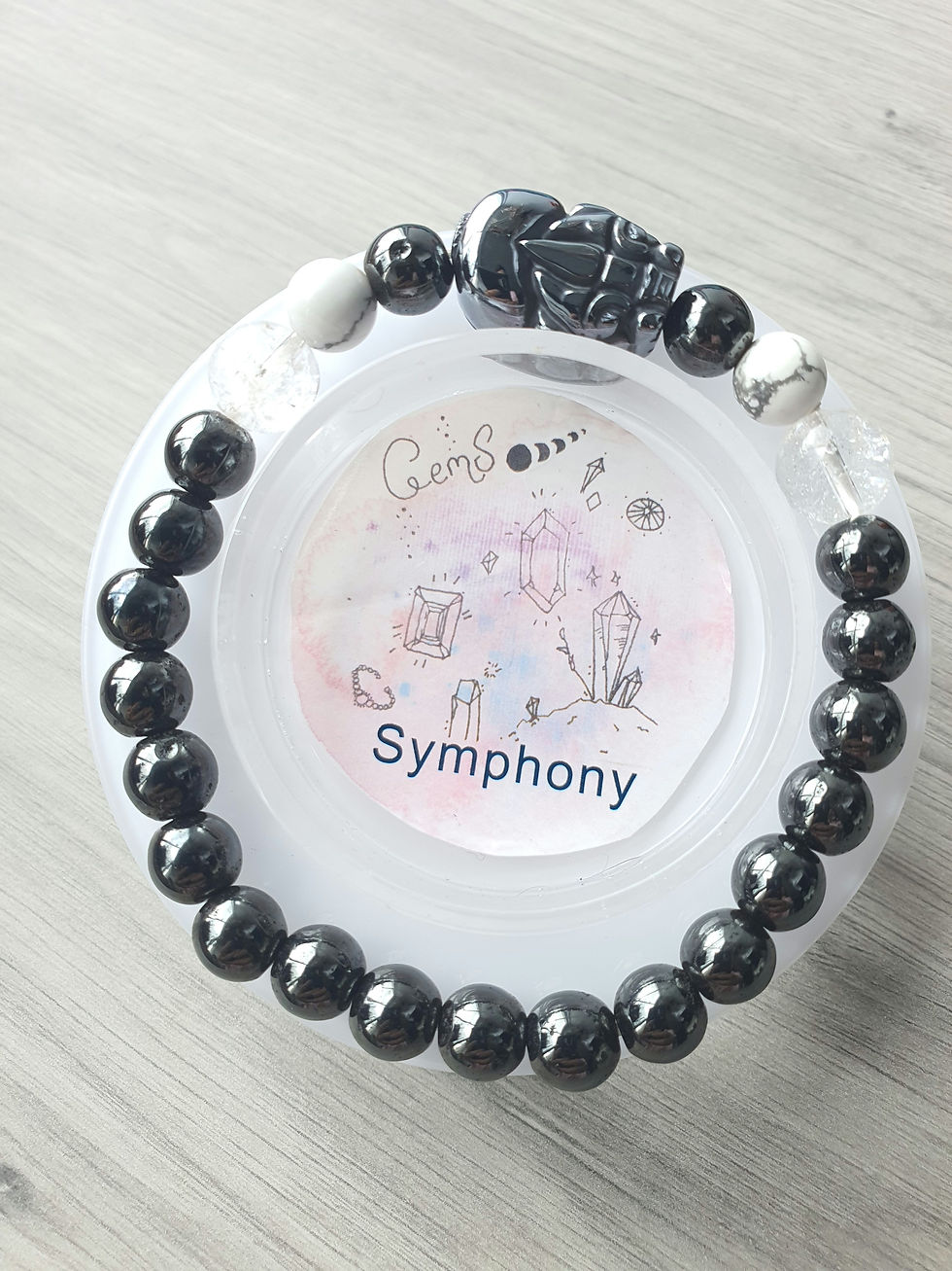 縮圖：Men's bracelets > Customised with Pixu carvings series