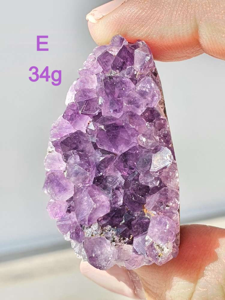 縮圖：Amethyst Drusy Points/Towers (Brazil & Uruguay AAA)
