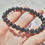 Thumbnail: Rare Dark Blue Rabbit Hair Quartz Bracelet 7mm