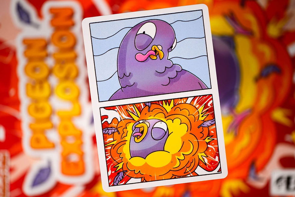 Miniatura: Carta pigeon explosion