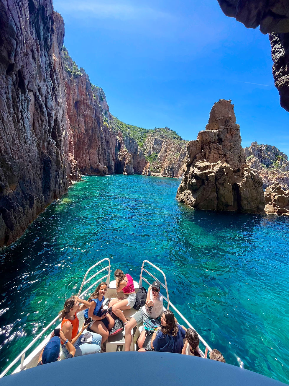Excursion bateau en Corse
