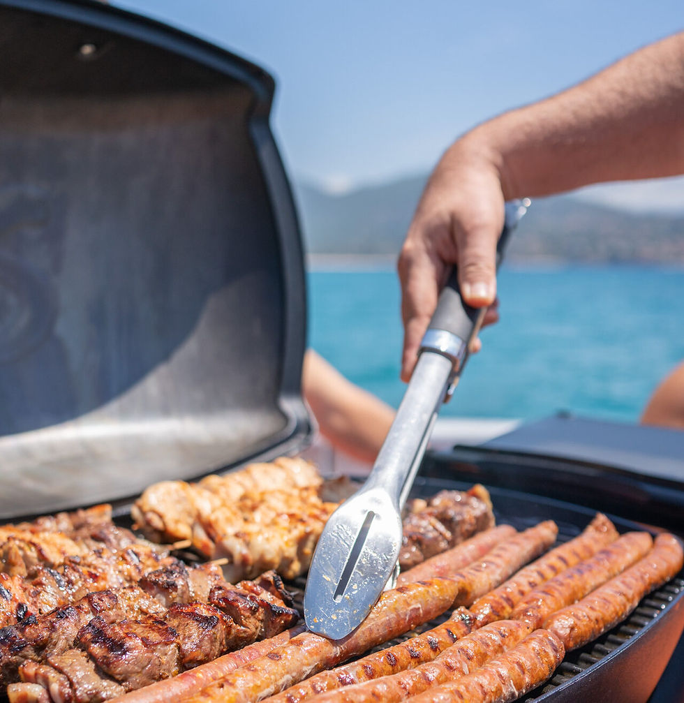 Barbecue sur l'eau à Propriano