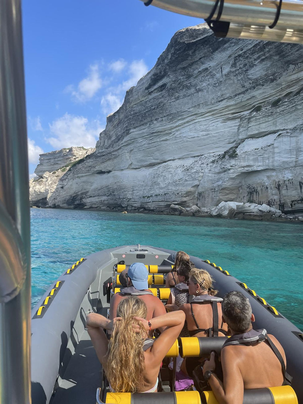 Découverte des falaises de Bonifacio