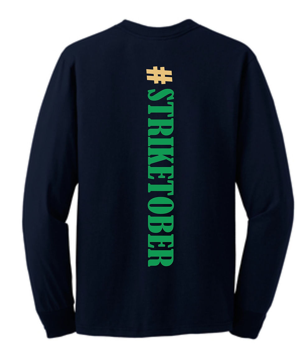 Thumbnail: STRIKETOBER Navy Long Sleeve