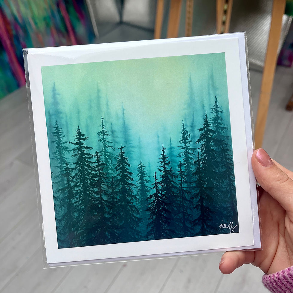 Thumbnail: Set of atmospheric greetings cards (6 pack)