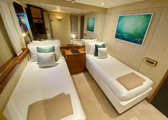 Commissioned painting on super yacht
