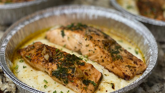 Salmon and Grits