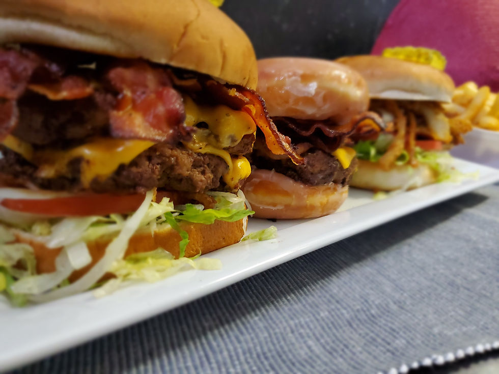 Thee Burger Spot Double Cheeseburgers