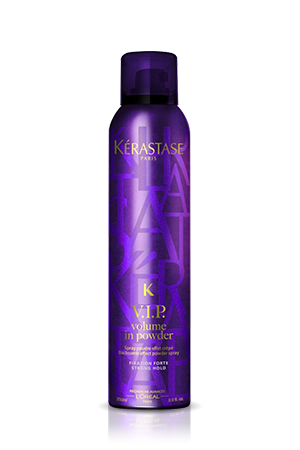 Backcombing powder spray