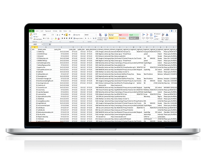 WhoIs Domain Database