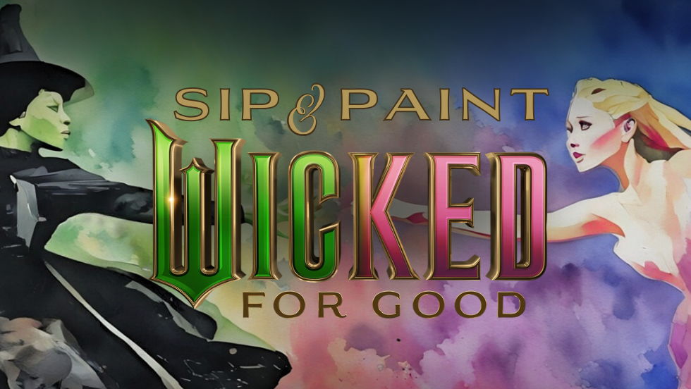 🎨 Sip & Paint | Wicked: For Good Theme