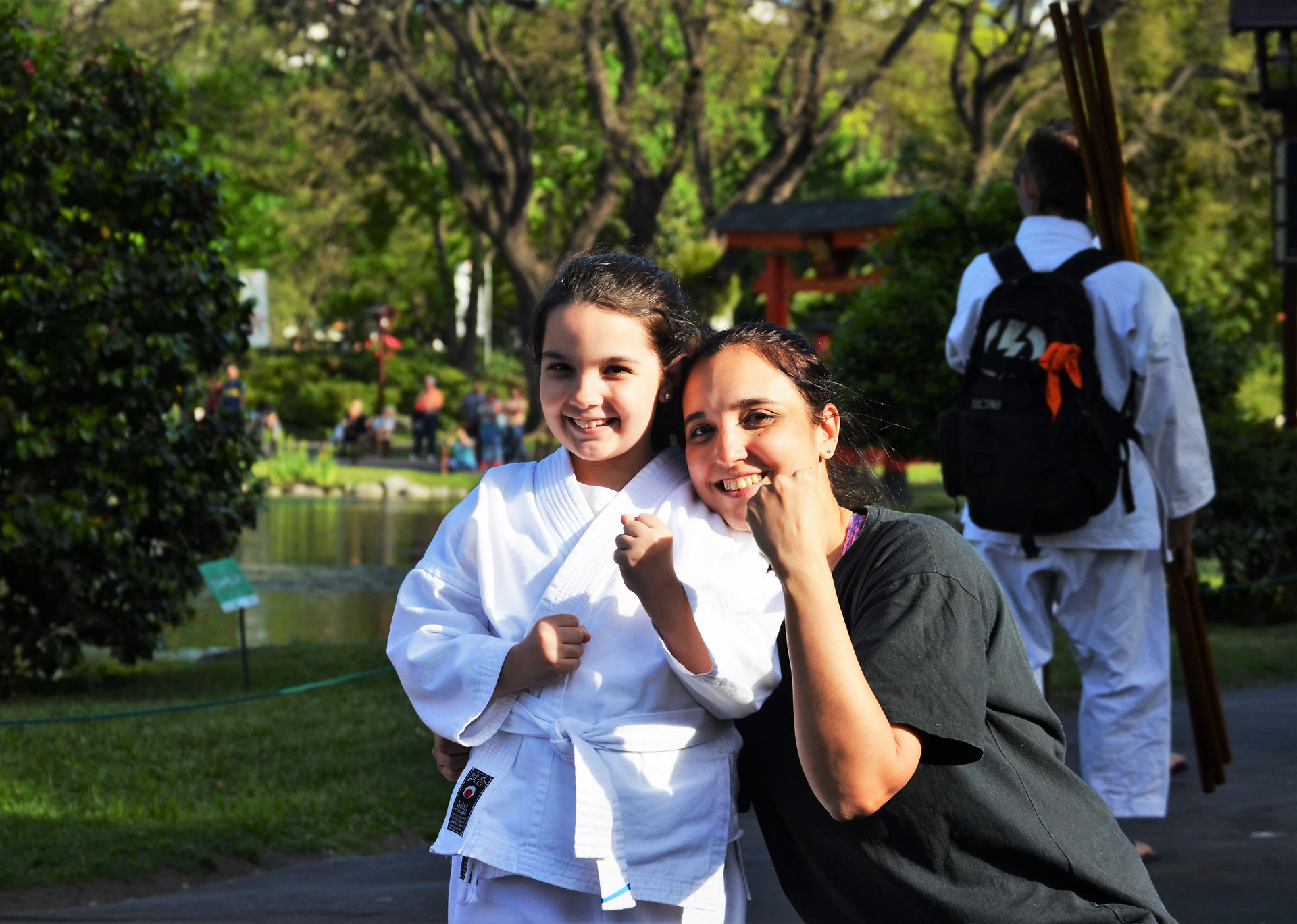 Sensei Sabrina con su Alumna