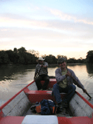 Canoeing on the river | Pantanal Trackers Tours