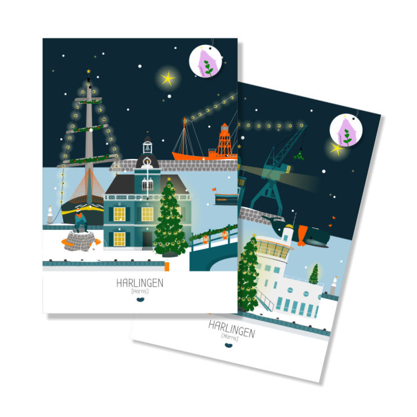 Kaarten Harlingen - Kerst
