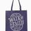 Thumbnail: A purple 'For We Walk By Faith Not By Sight' tote bag with stylized white text.