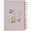 Thumbnail: Back cover of the pink floral Proverbs 31 wirebound journal, featuring a painted bouquet with pink, white, and yellow flowers