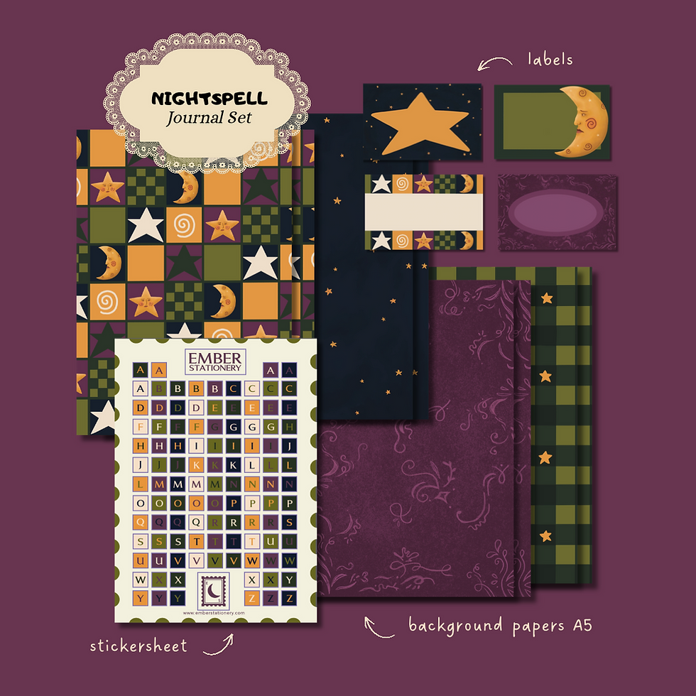 Nightspell Journal Set