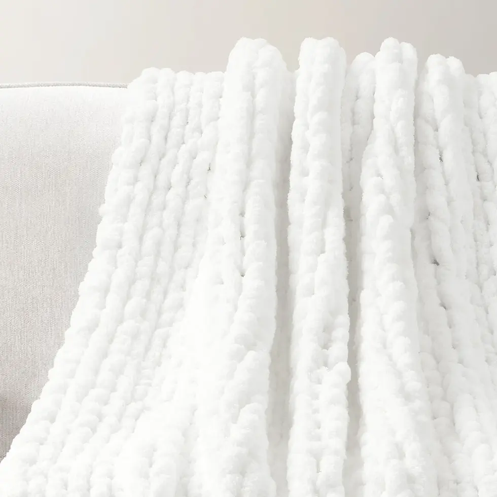 Thumbnail: White Chunky Throw