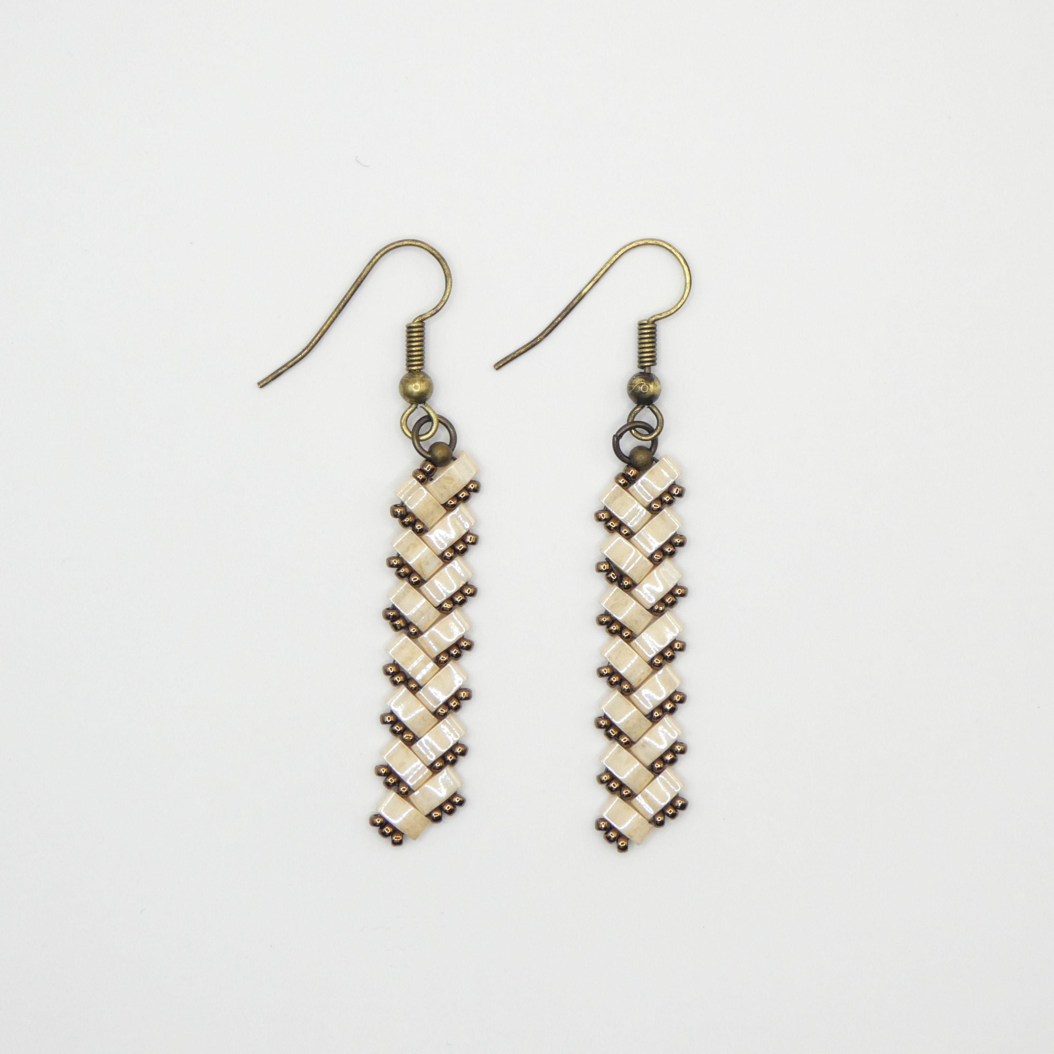 Boucles d'oreilles Ariane - Caramel