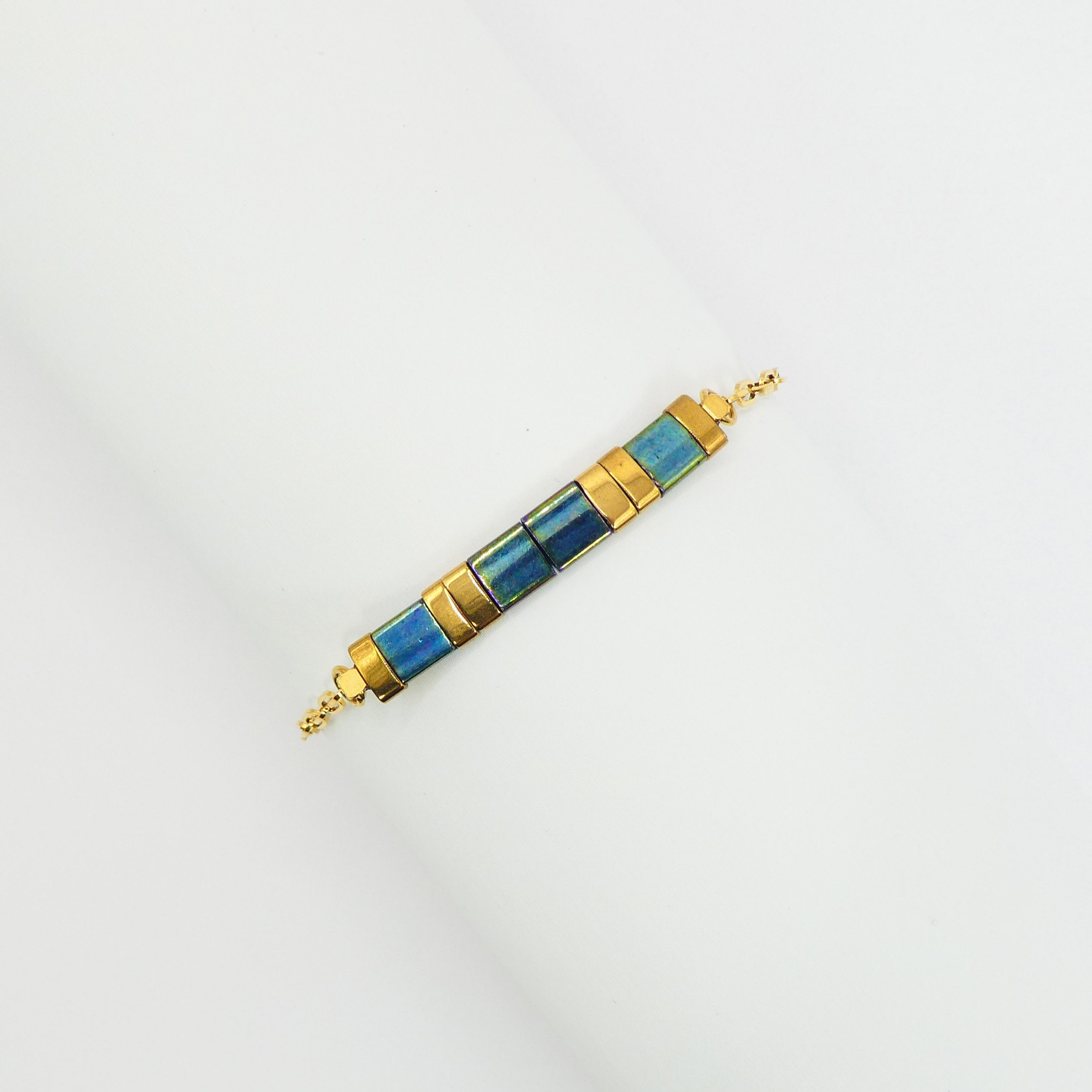 Bracelet Vénus - Malachite Irisé / Doré